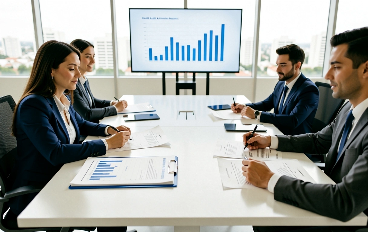 Análise de relatórios financeiros em Brasília